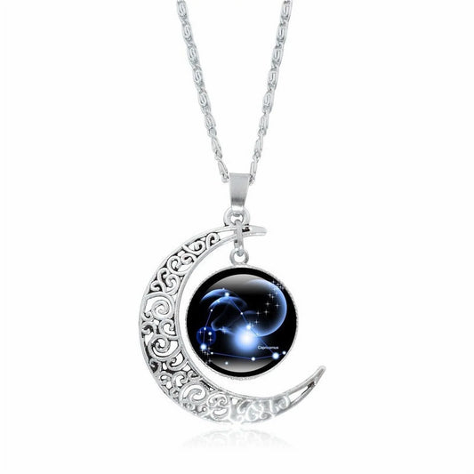 Jewelry on Clearance 12 Constellation Moon Necklace Gifts for Mom Present for Women Her Girls