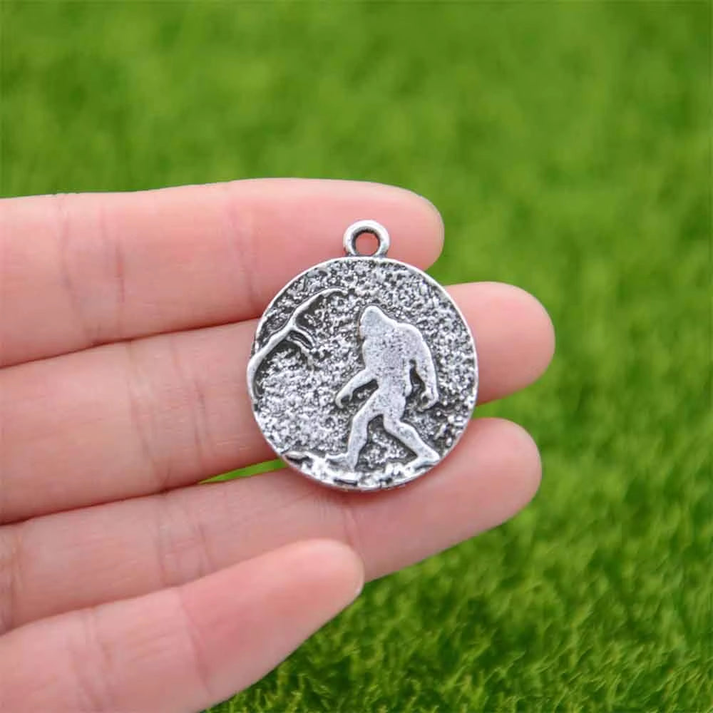 Camping Jewelry Bigfoot Pendant Necklace