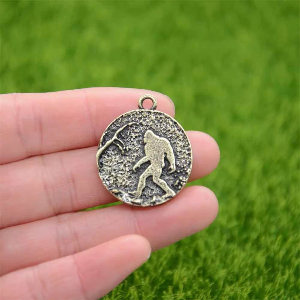 Camping Jewelry Bigfoot Pendant Necklace