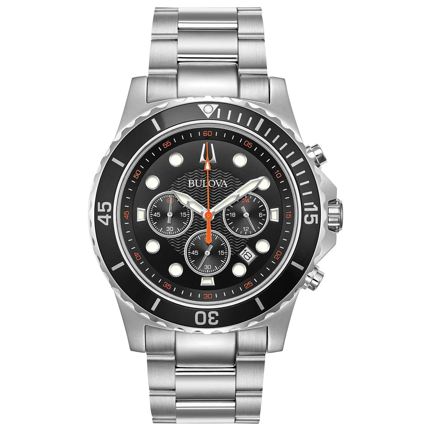 Men'S Stainless Steel Chronograph Watch